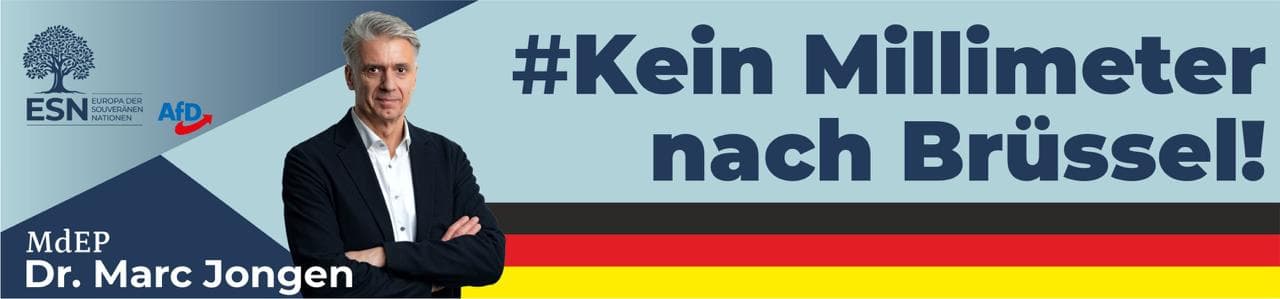 Marc Jongen - Kein Millimeter nach Brüssel!