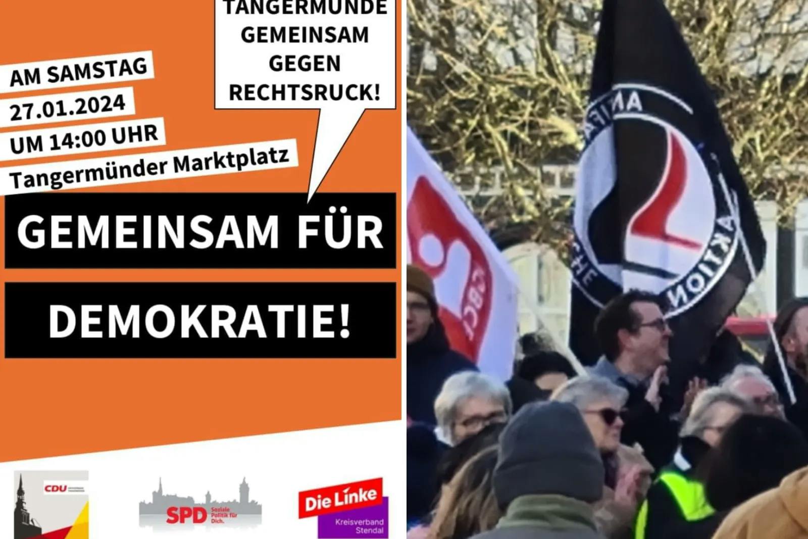 Sachsen-Anhalt: CDU Seite an Seite mit Antifa bei „Demo gegen rechts“?