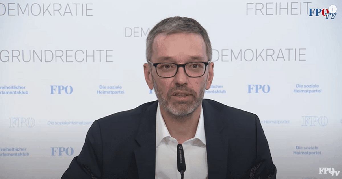 Herbert Kickl kommt zur Corona-Demo am 6. März