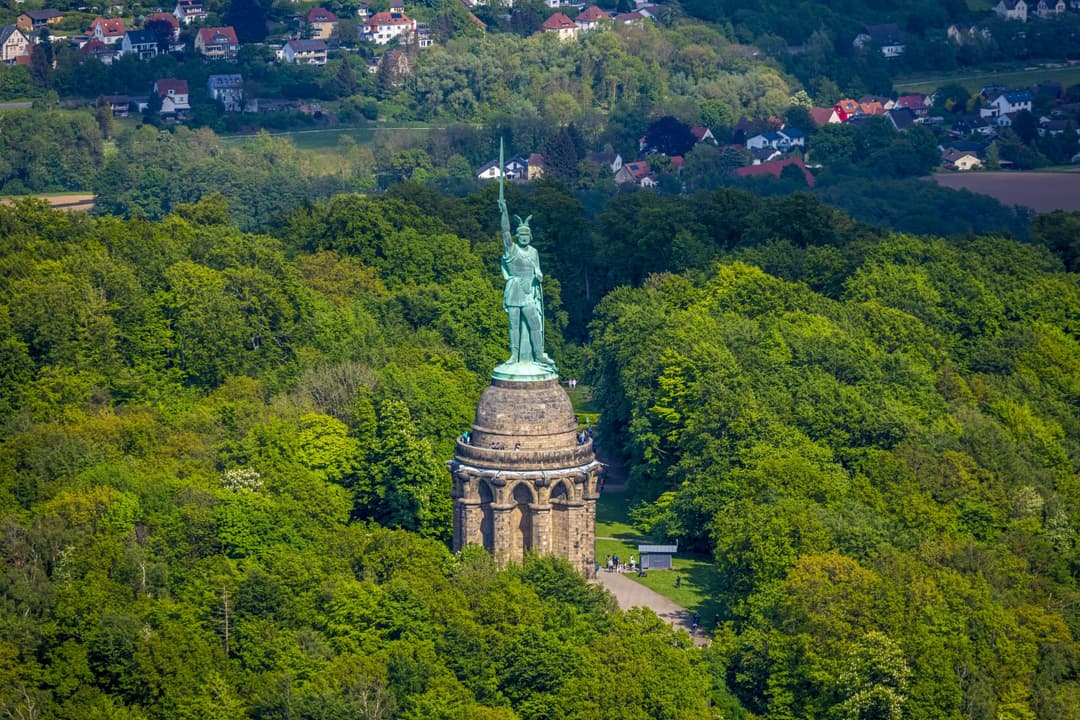 Hermannsdenkmal für woke Botschaften missbraucht