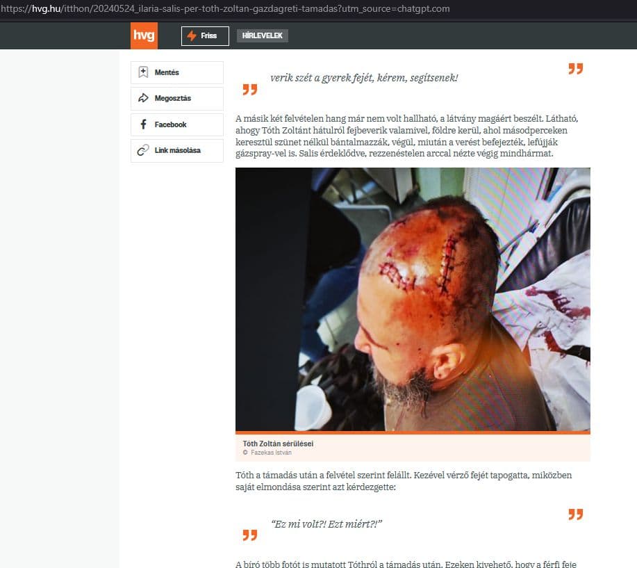 Das im Prozess gezeigte Foto zeigt eines der Opfer des brutalen Überfalls.