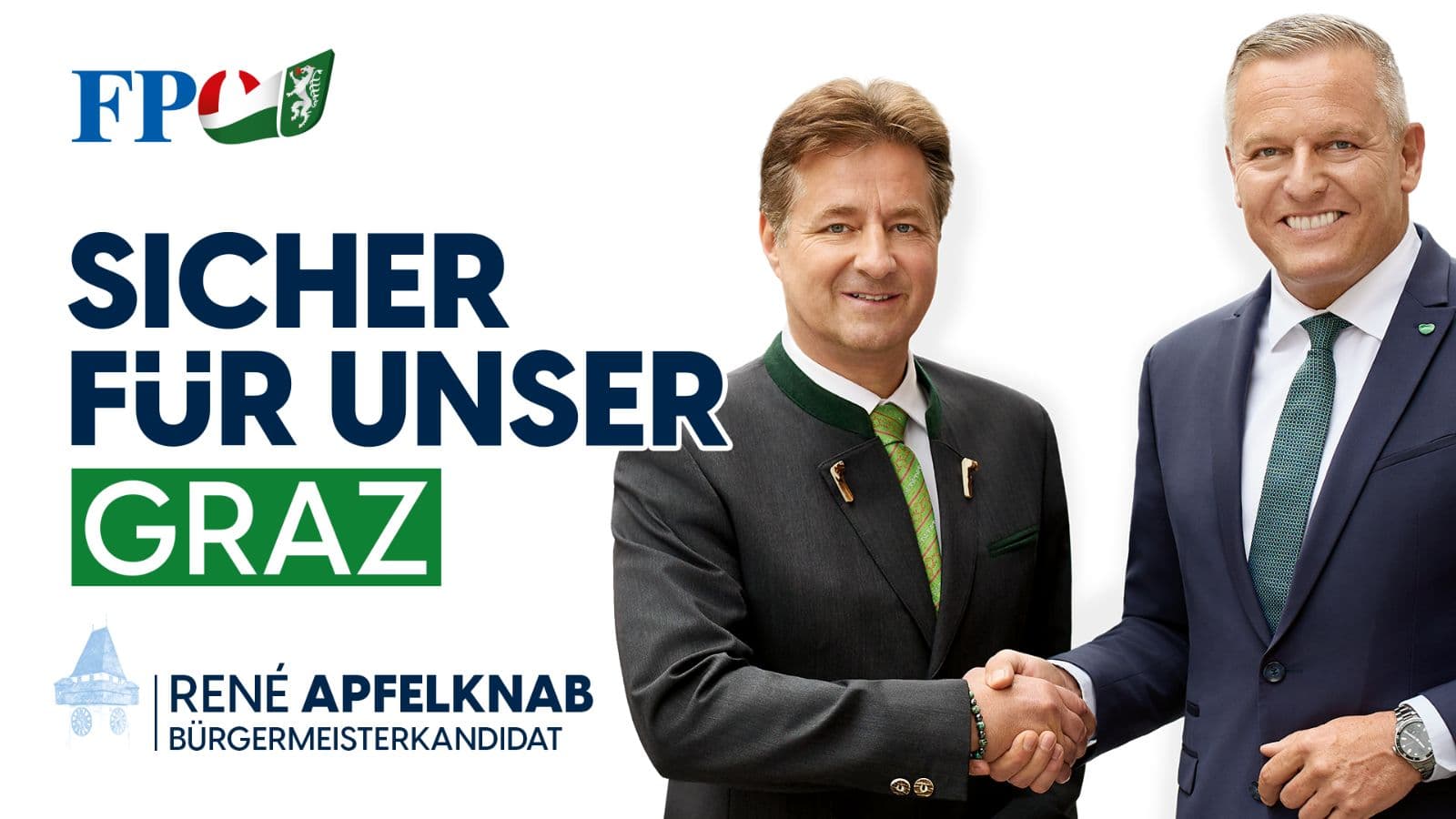 Auf Landesebene stehen die Freiheitlichen bereits an der Spitze. Nun will Apfelknab die FPÖ auch auf Gemeindeebene zum Erfolg führen. © FPÖ Graz