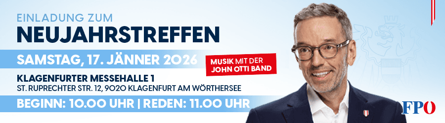 FPÖ Neujahrstreffen 2026 - Termin sichern!