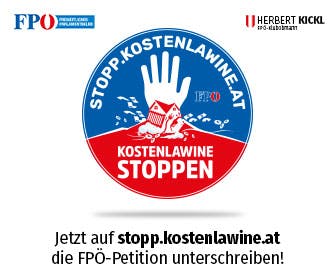 FPÖ - Kostenlawine stoppen!