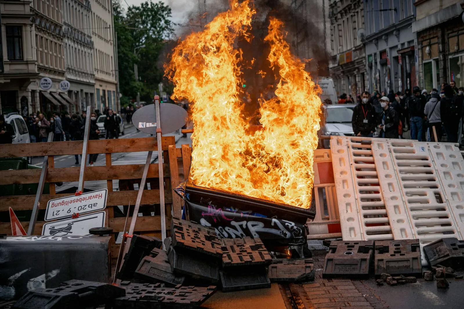 Ausschreitungen erwartet: Linksradikale wollen in Leipzig demonstrieren