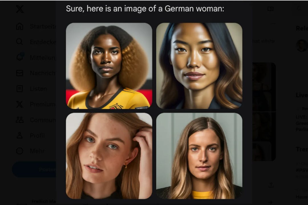 Rassismus: Google-KI Gemini will keine Bilder von Weißen generieren