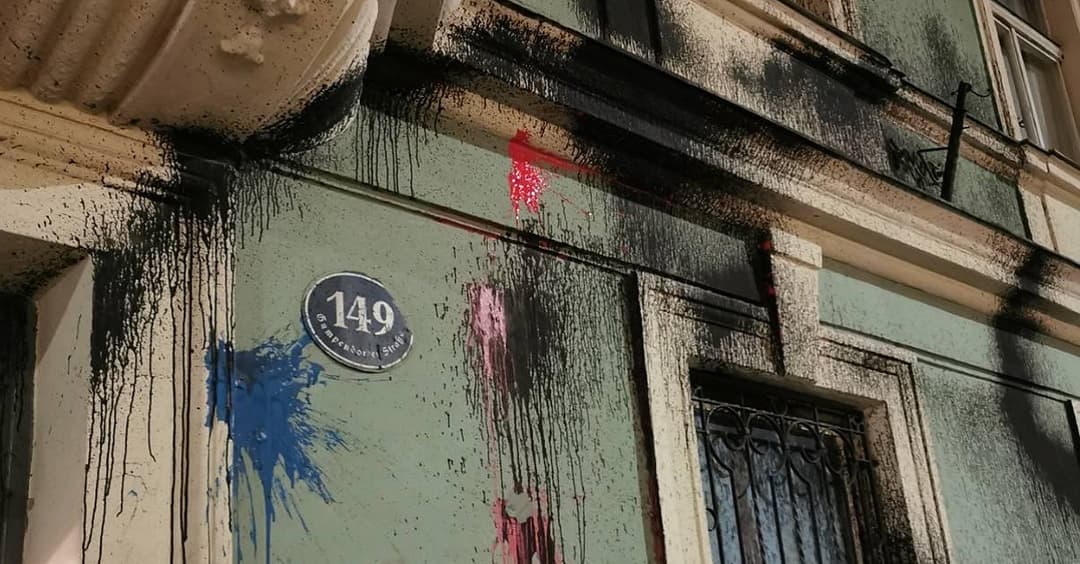 Wien: Antifa-Angriff auf Haus der Burschenschaft Olympia