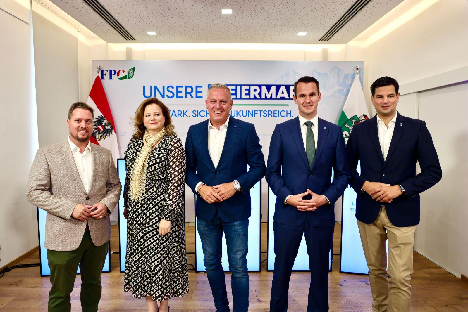 Sechs Monate Blau-Schwarz: FPÖ Steiermark zieht positive Bilanz