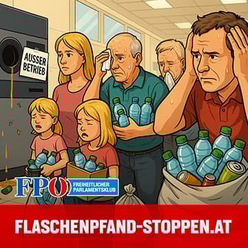 FPÖ - Flaschenpfand stoppen!
